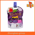 Plástico stand up fruta jelly bico saco de alimentos embalagem saco guangzhou fabricante